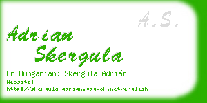 adrian skergula business card