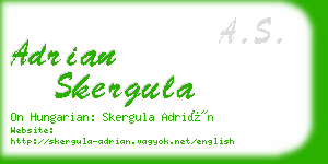 adrian skergula business card